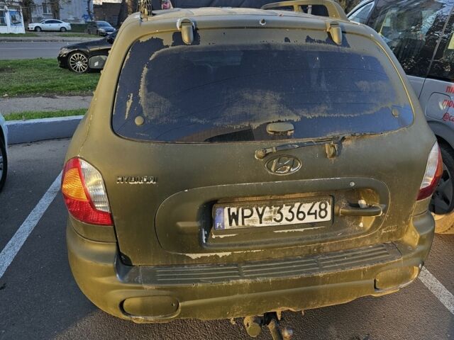 Зелений Хендай Санта Фе, об'ємом двигуна 2 л та пробігом 270 тис. км за 3000 $, фото 1 на Automoto.ua