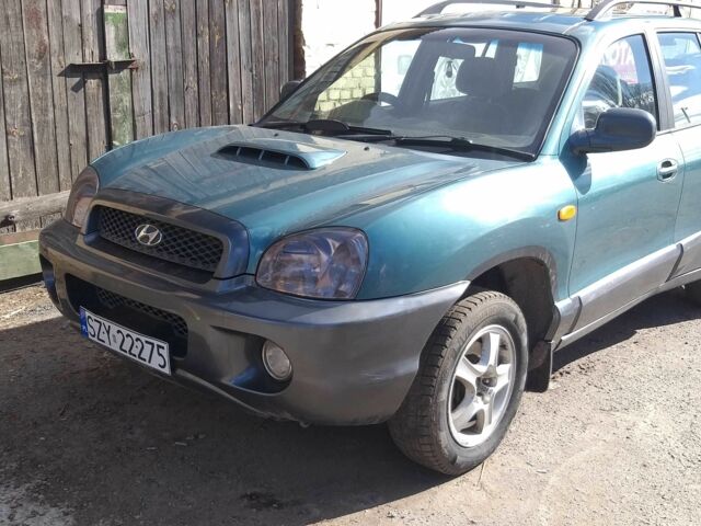 Зеленый Хендай Санта Фе, объемом двигателя 2 л и пробегом 125 тыс. км за 2999 $, фото 1 на Automoto.ua
