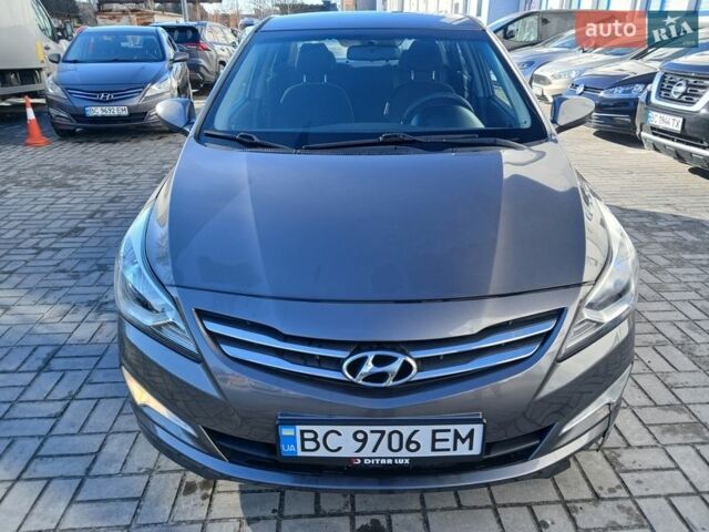 Сірий Хендай Соларіс, об'ємом двигуна 1.4 л та пробігом 131 тис. км за 7974 $, фото 1 на Automoto.ua