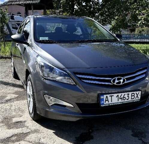 Серый Хендай Соларис, объемом двигателя 1.4 л и пробегом 38 тыс. км за 12500 $, фото 1 на Automoto.ua