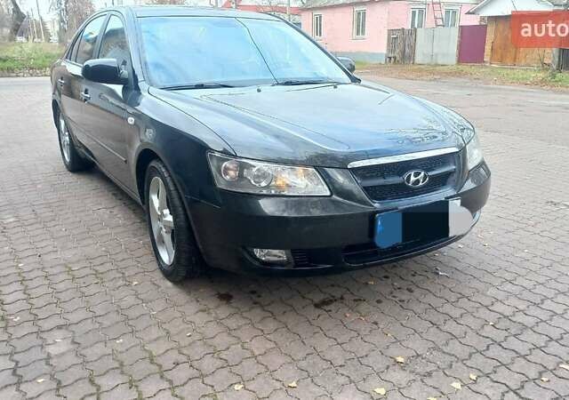 Хендай Соната 2007 в Киеве на Automoto.ua Черный Хендай Соната, объемом двигателя 2 л и пробегом 211 тыс. км за 6666 $, фото 1 на Automoto.ua