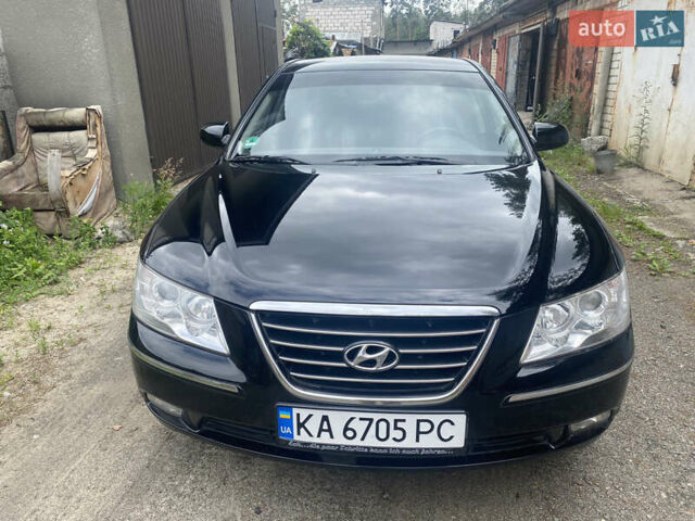 Чорний Хендай Соната, об'ємом двигуна 2.4 л та пробігом 190 тис. км за 6800 $, фото 1 на Automoto.ua