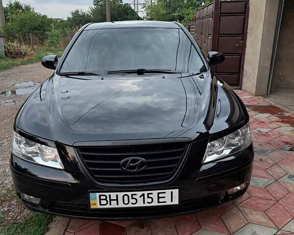 Черный Хендай Соната, объемом двигателя 2.4 л и пробегом 240 тыс. км за 7200 $, фото 1 на Automoto.ua