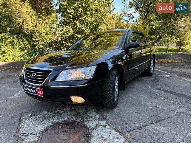 Чорний Хендай Соната, об'ємом двигуна 2 л та пробігом 109 тис. км за 6990 $, фото 1 на Automoto.ua
