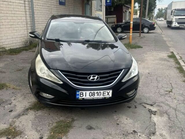 Черный Хендай Соната, объемом двигателя 2 л и пробегом 170 тыс. км за 6100 $, фото 1 на Automoto.ua