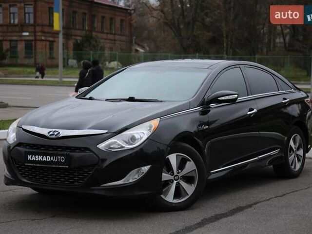 Черный Хендай Соната, объемом двигателя 2.36 л и пробегом 196 тыс. км за 9800 $, фото 1 на Automoto.ua