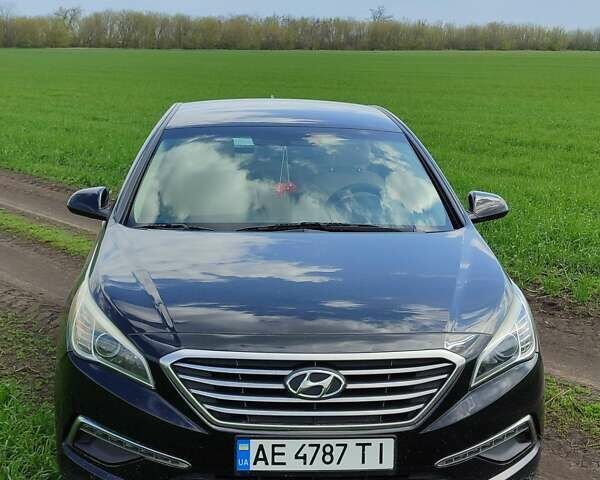 Чорний Хендай Соната, об'ємом двигуна 2.4 л та пробігом 140 тис. км за 11100 $, фото 1 на Automoto.ua