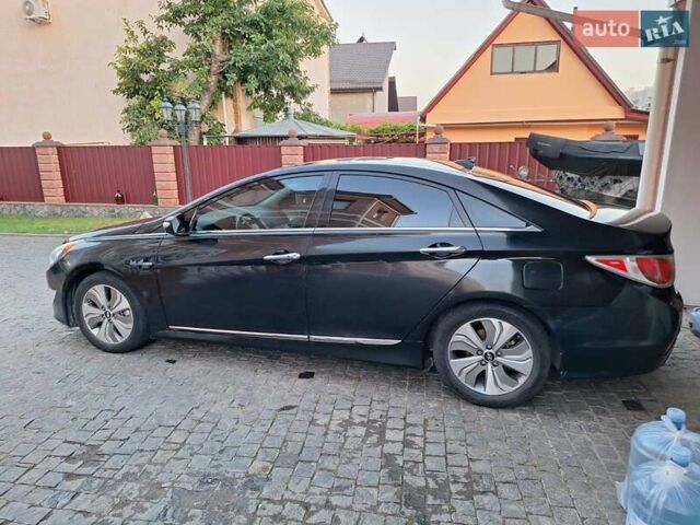 Черный Хендай Соната, объемом двигателя 2.36 л и пробегом 156 тыс. км за 11000 $, фото 1 на Automoto.ua