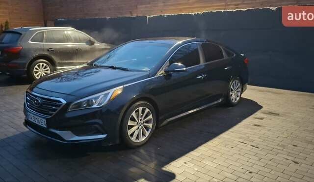 Черный Хендай Соната, объемом двигателя 2.36 л и пробегом 138 тыс. км за 10400 $, фото 1 на Automoto.ua