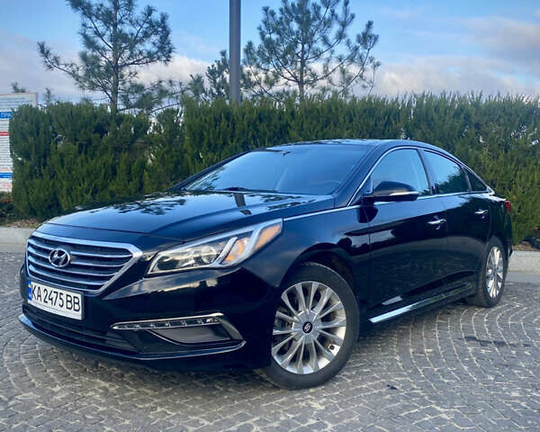 Чорний Хендай Соната, об'ємом двигуна 2.36 л та пробігом 170 тис. км за 13500 $, фото 1 на Automoto.ua