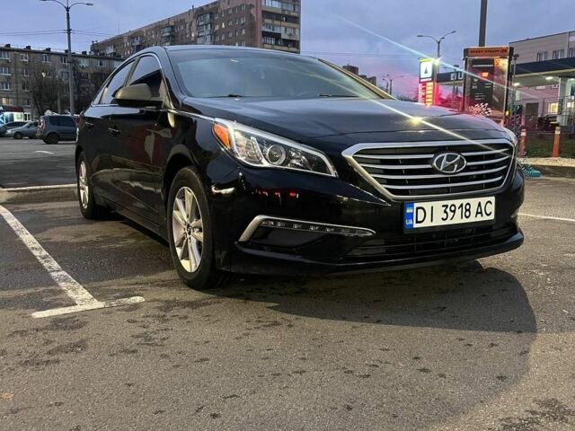 Черный Хендай Соната, объемом двигателя 2.4 л и пробегом 240 тыс. км за 8500 $, фото 1 на Automoto.ua