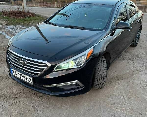 Чорний Хендай Соната, об'ємом двигуна 2.36 л та пробігом 221 тис. км за 7250 $, фото 1 на Automoto.ua