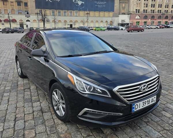 Черный Хендай Соната, объемом двигателя 2.36 л и пробегом 240 тыс. км за 8500 $, фото 1 на Automoto.ua