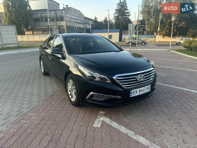 Черный Хендай Соната, объемом двигателя 2.36 л и пробегом 160 тыс. км за 10800 $, фото 1 на Automoto.ua