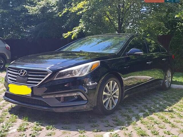 Черный Хендай Соната, объемом двигателя 2.36 л и пробегом 140 тыс. км за 12600 $, фото 1 на Automoto.ua