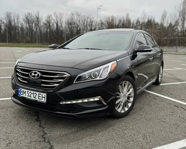 Черный Хендай Соната, объемом двигателя 2.4 л и пробегом 250 тыс. км за 10500 $, фото 1 на Automoto.ua