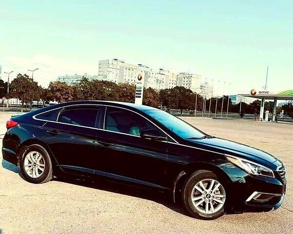 Черный Хендай Соната, объемом двигателя 2.4 л и пробегом 130 тыс. км за 11000 $, фото 1 на Automoto.ua