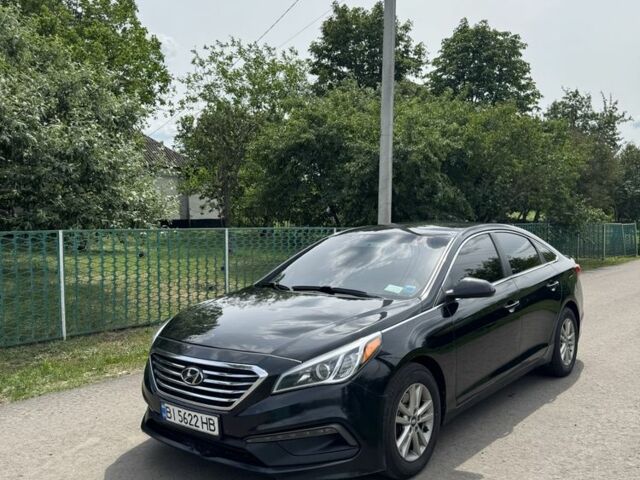 Черный Хендай Соната, объемом двигателя 2.4 л и пробегом 242 тыс. км за 8500 $, фото 1 на Automoto.ua