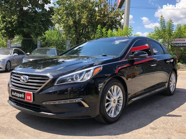 Черный Хендай Соната, объемом двигателя 2.4 л и пробегом 144 тыс. км за 13290 $, фото 1 на Automoto.ua
