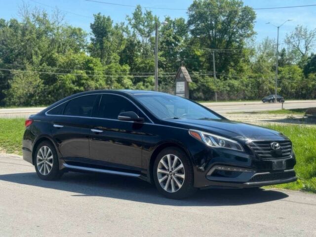 Черный Хендай Соната, объемом двигателя 2.4 л и пробегом 55 тыс. км за 8200 $, фото 1 на Automoto.ua