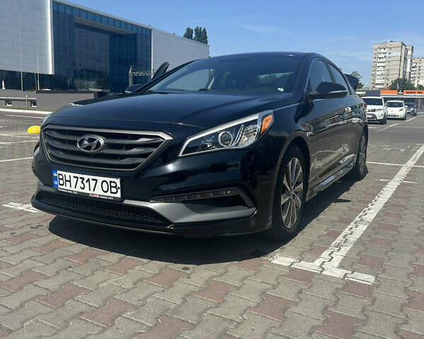 Черный Хендай Соната, объемом двигателя 2.36 л и пробегом 104 тыс. км за 12000 $, фото 1 на Automoto.ua
