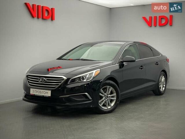 Черный Хендай Соната, объемом двигателя 2.4 л и пробегом 173 тыс. км за 10900 $, фото 1 на Automoto.ua
