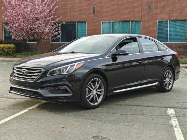 Черный Хендай Соната, объемом двигателя 2.4 л и пробегом 65 тыс. км за 6500 $, фото 1 на Automoto.ua