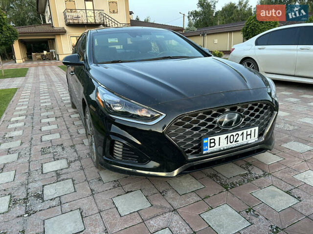 Чорний Хендай Соната, об'ємом двигуна 2 л та пробігом 102 тис. км за 14800 $, фото 1 на Automoto.ua