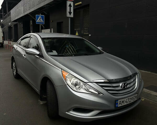 Серый Хендай Соната, объемом двигателя 2.4 л и пробегом 222 тыс. км за 7900 $, фото 1 на Automoto.ua