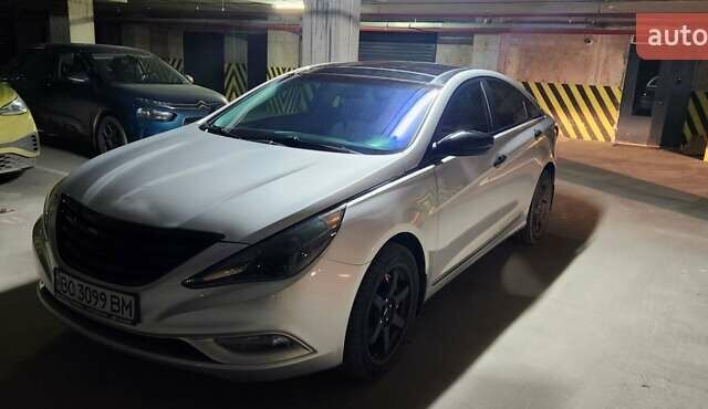 Сірий Хендай Соната, об'ємом двигуна 2 л та пробігом 165 тис. км за 10199 $, фото 1 на Automoto.ua