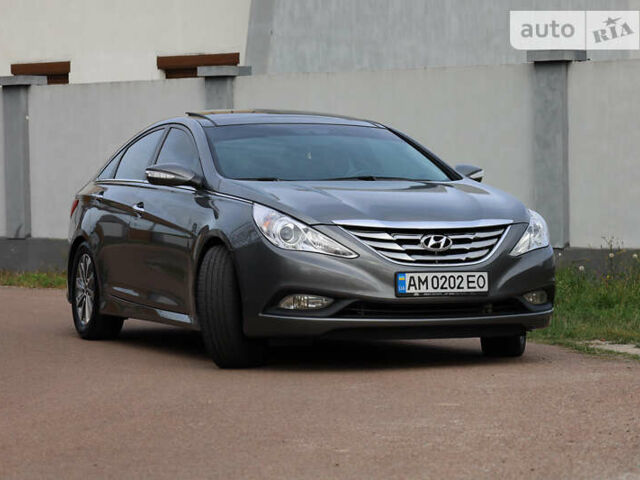 Серый Хендай Соната, объемом двигателя 2.36 л и пробегом 165 тыс. км за 9000 $, фото 1 на Automoto.ua