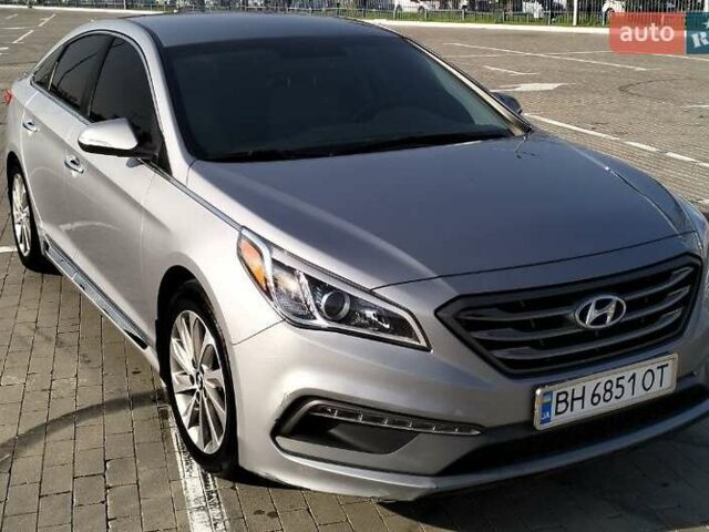 Серый Хендай Соната, объемом двигателя 2.36 л и пробегом 105 тыс. км за 11300 $, фото 1 на Automoto.ua