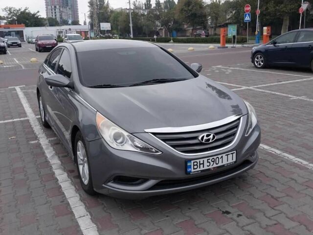 Серый Хендай Соната, объемом двигателя 2.4 л и пробегом 155 тыс. км за 9000 $, фото 1 на Automoto.ua