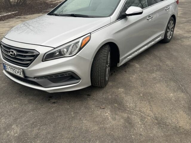 Серый Хендай Соната, объемом двигателя 2.4 л и пробегом 173 тыс. км за 9200 $, фото 1 на Automoto.ua