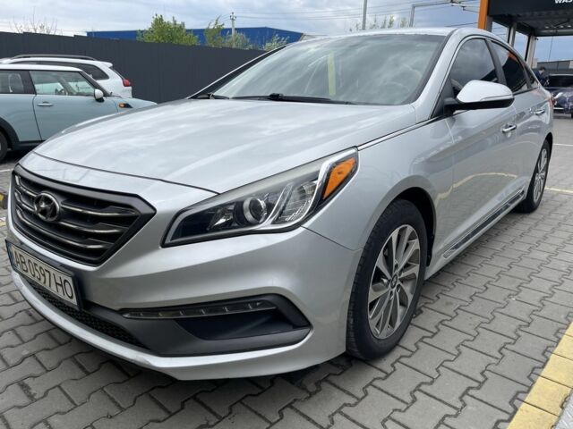 Серый Хендай Соната, объемом двигателя 2.4 л и пробегом 136 тыс. км за 10800 $, фото 1 на Automoto.ua