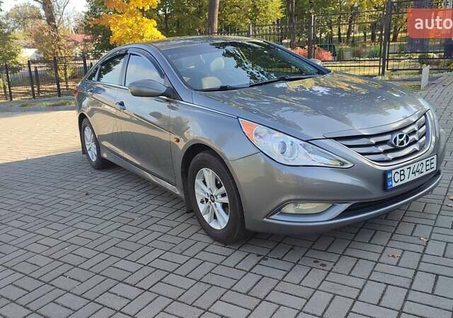 Серый Хендай Соната, объемом двигателя 2.36 л и пробегом 107 тыс. км за 8500 $, фото 1 на Automoto.ua