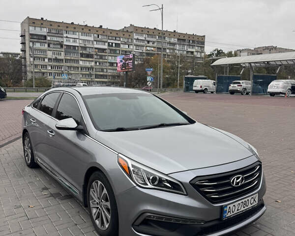 Хендай Соната 2015 в Киеве на Automoto.ua Серый Хендай Соната, объемом двигателя 2.36 л и пробегом 160 тыс. км за 10000 $, фото 1 на Automoto.ua
