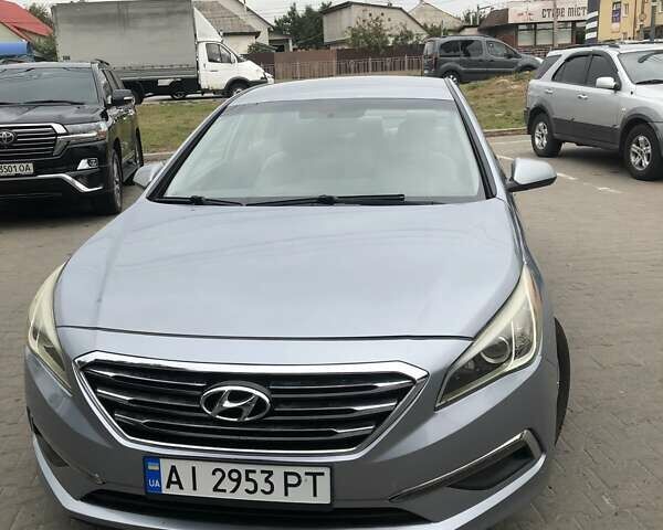 Серый Хендай Соната, объемом двигателя 2.36 л и пробегом 89 тыс. км за 9000 $, фото 1 на Automoto.ua