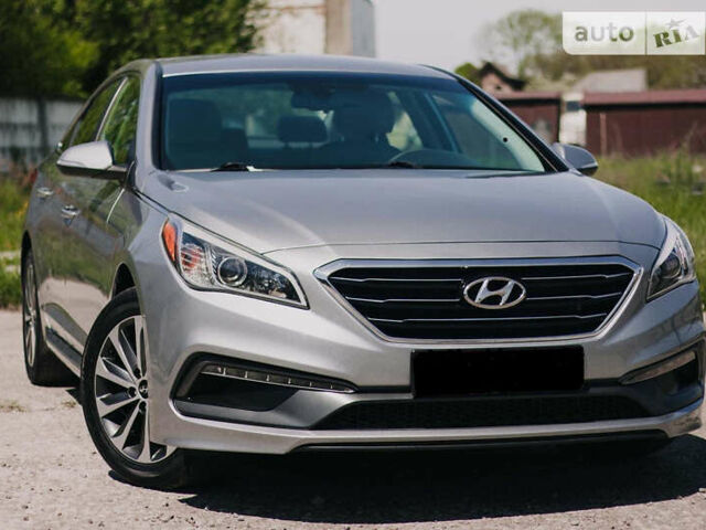 Серый Хендай Соната, объемом двигателя 2.4 л и пробегом 105 тыс. км за 9700 $, фото 1 на Automoto.ua