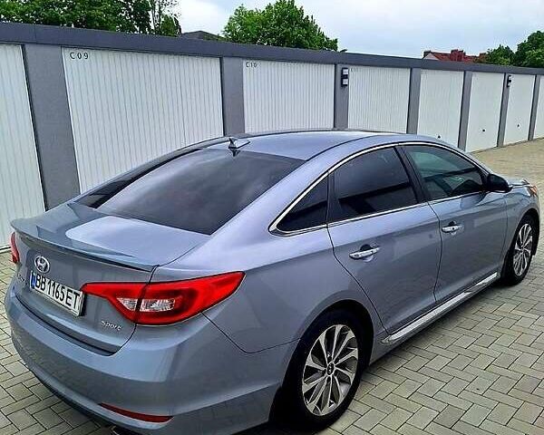 Серый Хендай Соната, объемом двигателя 2.4 л и пробегом 160 тыс. км за 10000 $, фото 1 на Automoto.ua