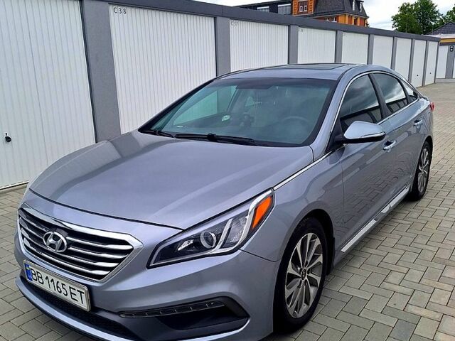 Серый Хендай Соната, объемом двигателя 2.4 л и пробегом 160 тыс. км за 10000 $, фото 1 на Automoto.ua