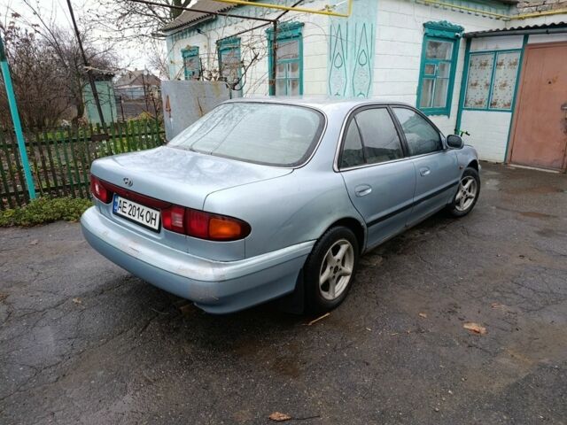 Синий Хендай Соната, объемом двигателя 2 л и пробегом 100 тыс. км за 599 $, фото 1 на Automoto.ua