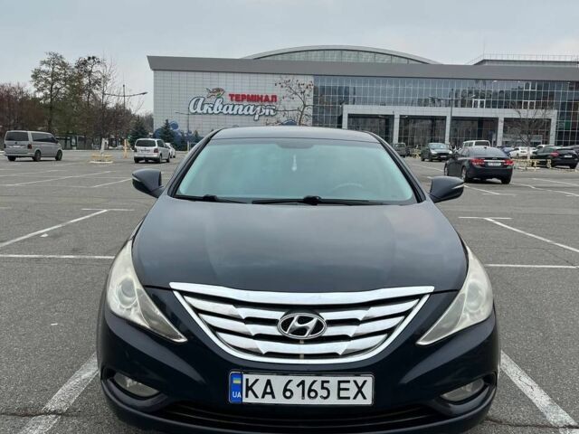 Синий Хендай Соната, объемом двигателя 2.4 л и пробегом 220 тыс. км за 7000 $, фото 1 на Automoto.ua