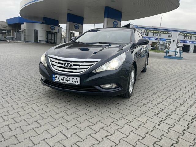 Синій Хендай Соната, об'ємом двигуна 2.4 л та пробігом 284 тис. км за 8300 $, фото 1 на Automoto.ua