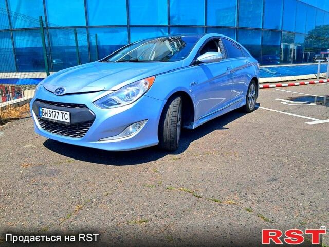 Синий Хендай Соната, объемом двигателя 2.4 л и пробегом 200 тыс. км за 12500 $, фото 1 на Automoto.ua