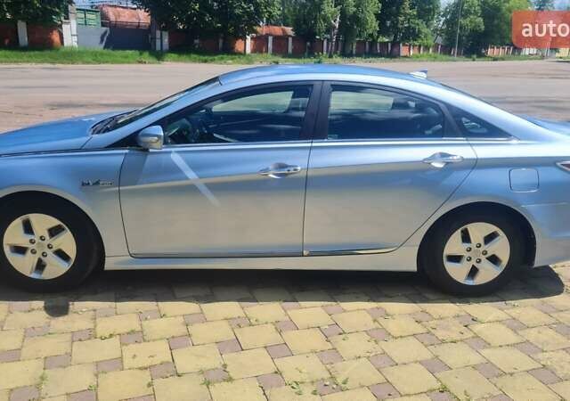 Синий Хендай Соната, объемом двигателя 2.4 л и пробегом 192 тыс. км за 9700 $, фото 1 на Automoto.ua