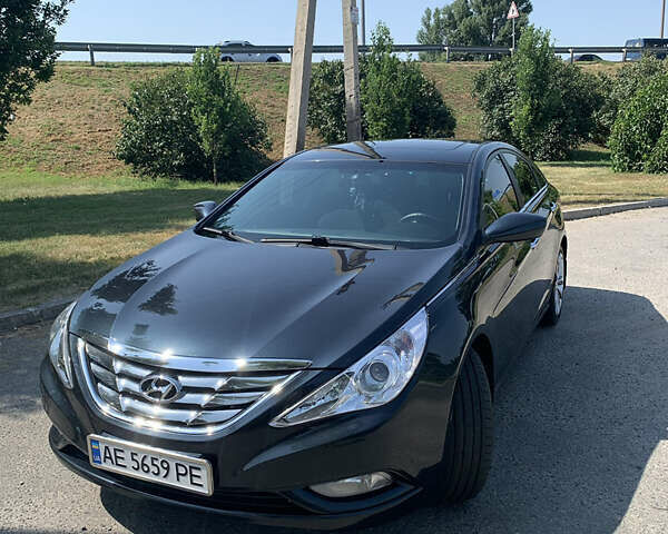 Синий Хендай Соната, объемом двигателя 2.4 л и пробегом 201 тыс. км за 9300 $, фото 1 на Automoto.ua