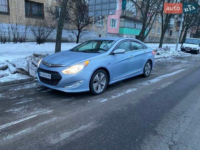 Синий Хендай Соната, объемом двигателя 2.4 л и пробегом 155 тыс. км за 9600 $, фото 1 на Automoto.ua