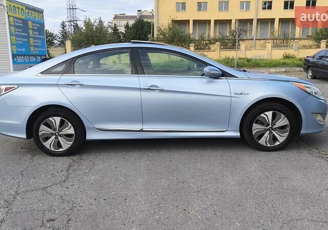 Синий Хендай Соната, объемом двигателя 2.36 л и пробегом 156 тыс. км за 9700 $, фото 1 на Automoto.ua