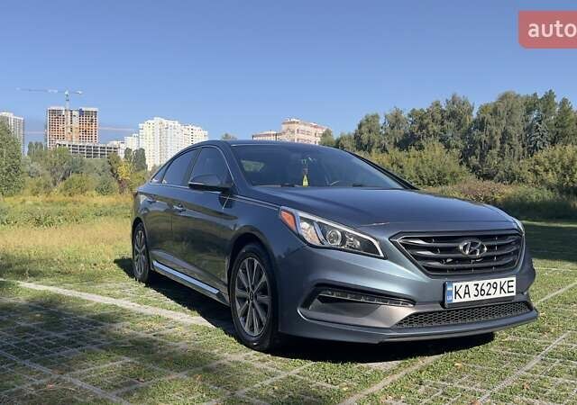 Синій Хендай Соната, об'ємом двигуна 2.36 л та пробігом 130 тис. км за 11500 $, фото 1 на Automoto.ua